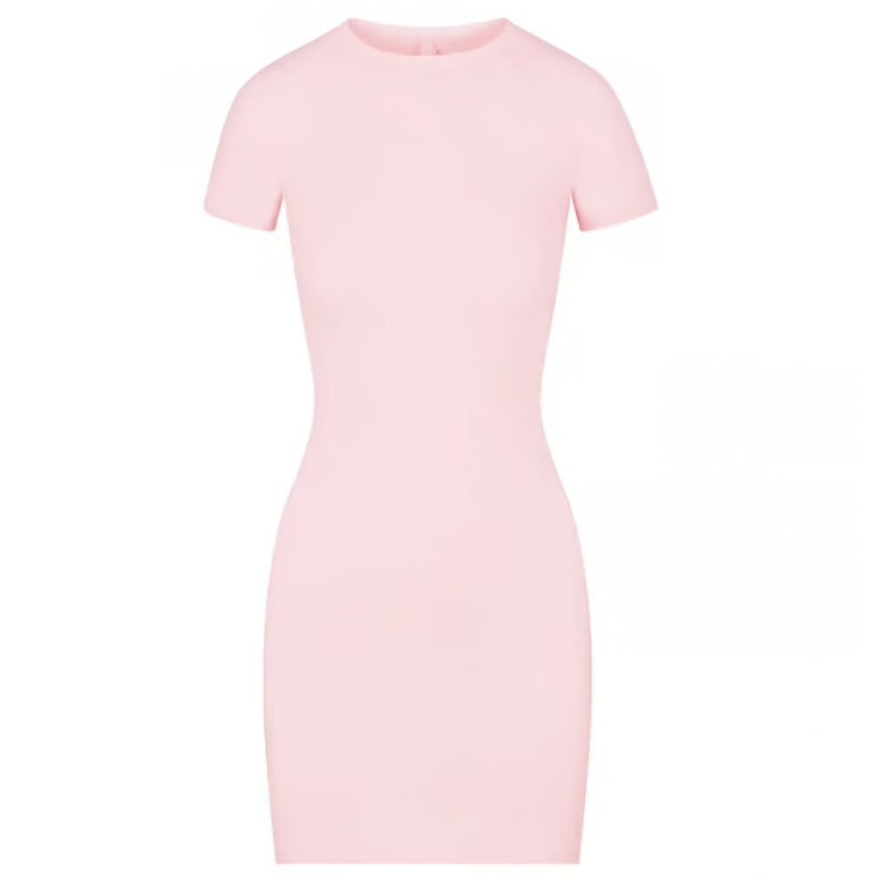 SKIMS - NEW VINTAGE RAGLAN MINI DRESS | CHERRY BLOSSOM